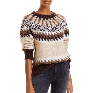 Aqua Fair Isle Sweater
